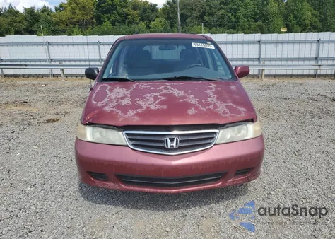 2002 Honda Odyssey Ex from USA, damaged, VIN 2HKRL18612H507363